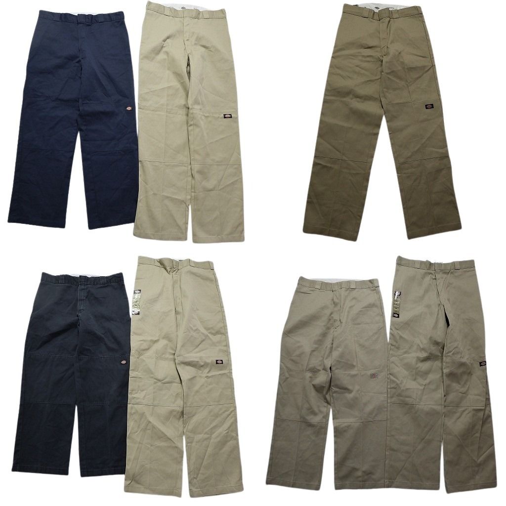 古着卸 ディッキーズ Dickies ダブルニー パンツ 7枚セット メンズ 34 36 ワーク 古着 NC5027