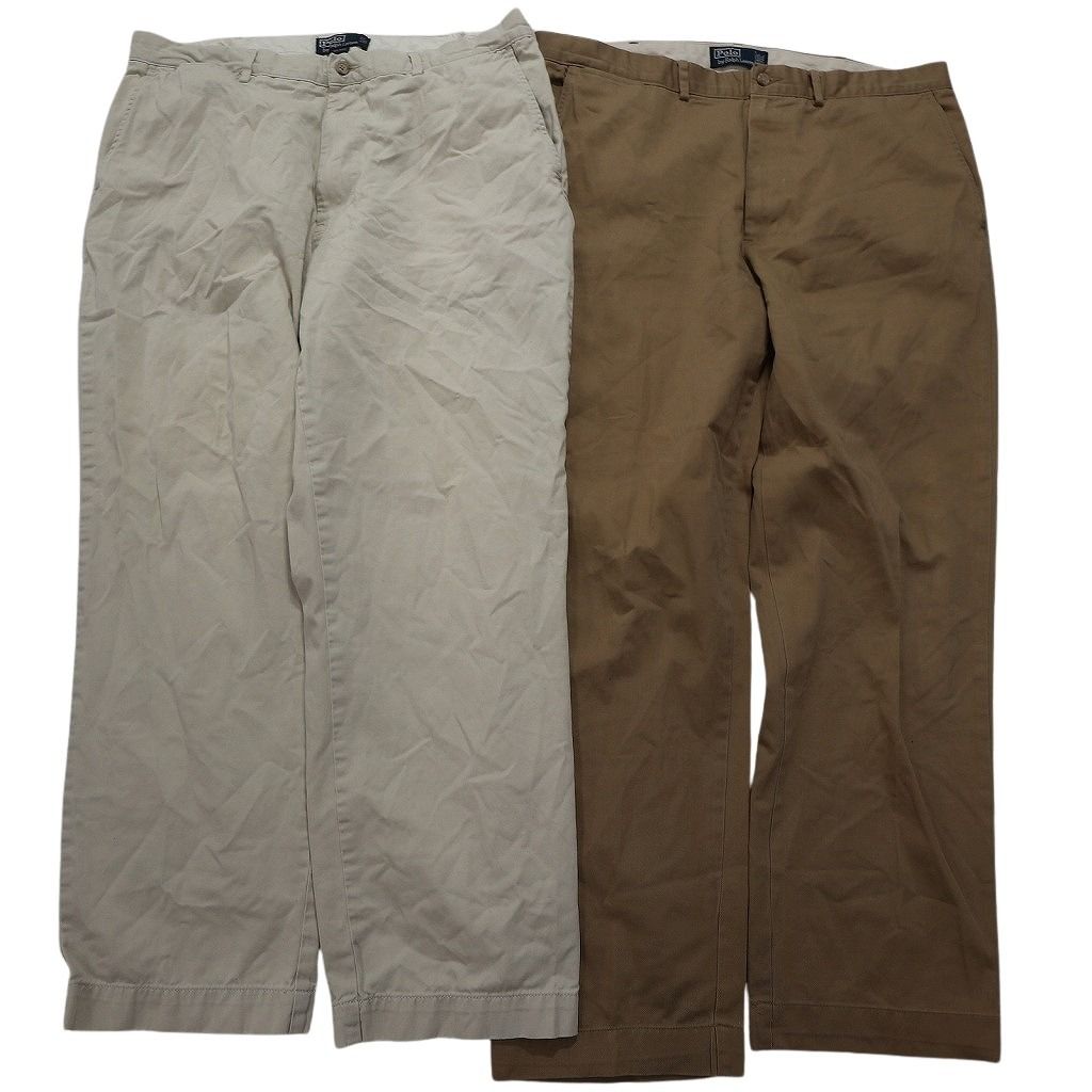  古着卸 ラルフローレン パンツ MIX セット メンズ 38 ワイド ストレート コットン ポロチノ 古着 NC 5057 その他 メンズ