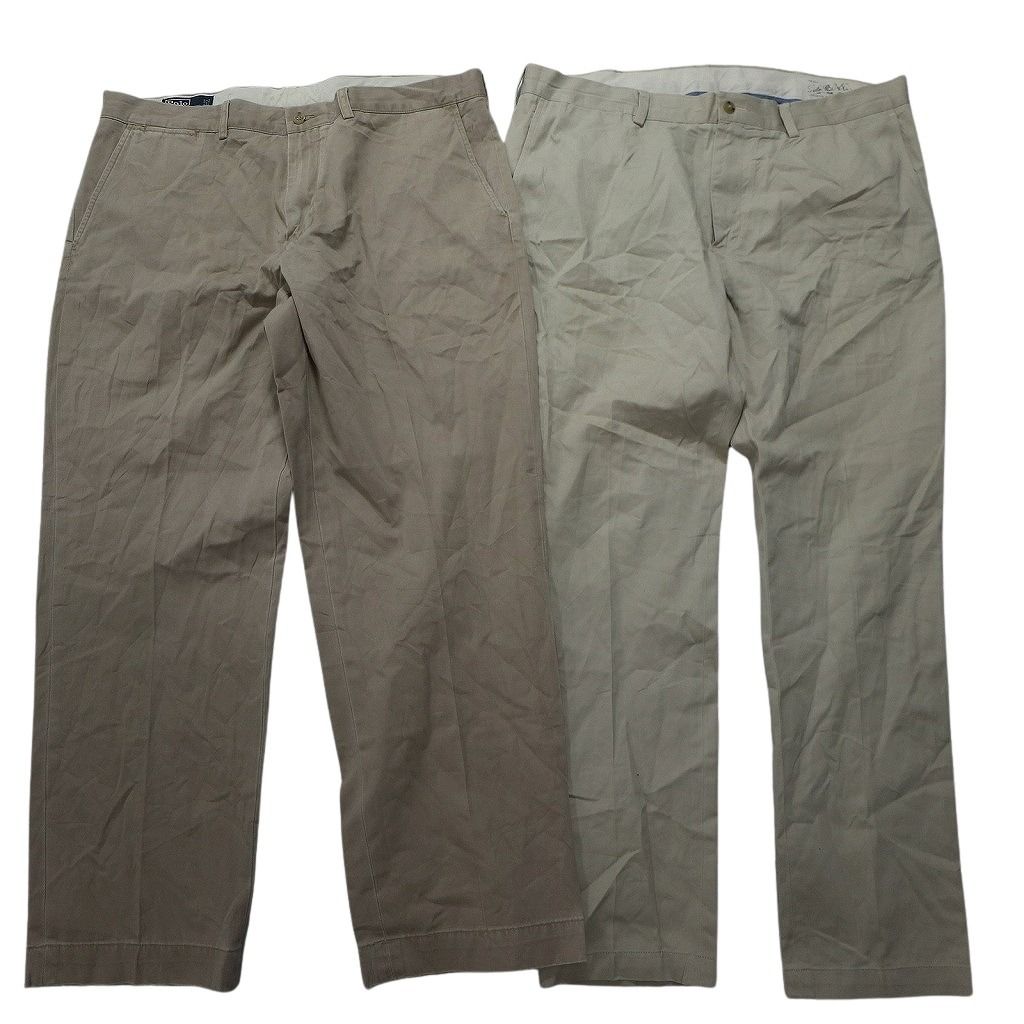 古着卸 ラルフローレン パンツ MIX セット メンズ 38 40 ツータック ワイド 総柄 デニム ポロチノ 古着 NC 5055