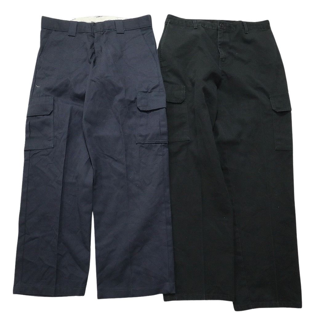 古着卸 ディッキーズ Dickies カーゴ パンツ セット メンズ 34 36 ダブルニー ワーク ワイド 古着 NC 5052