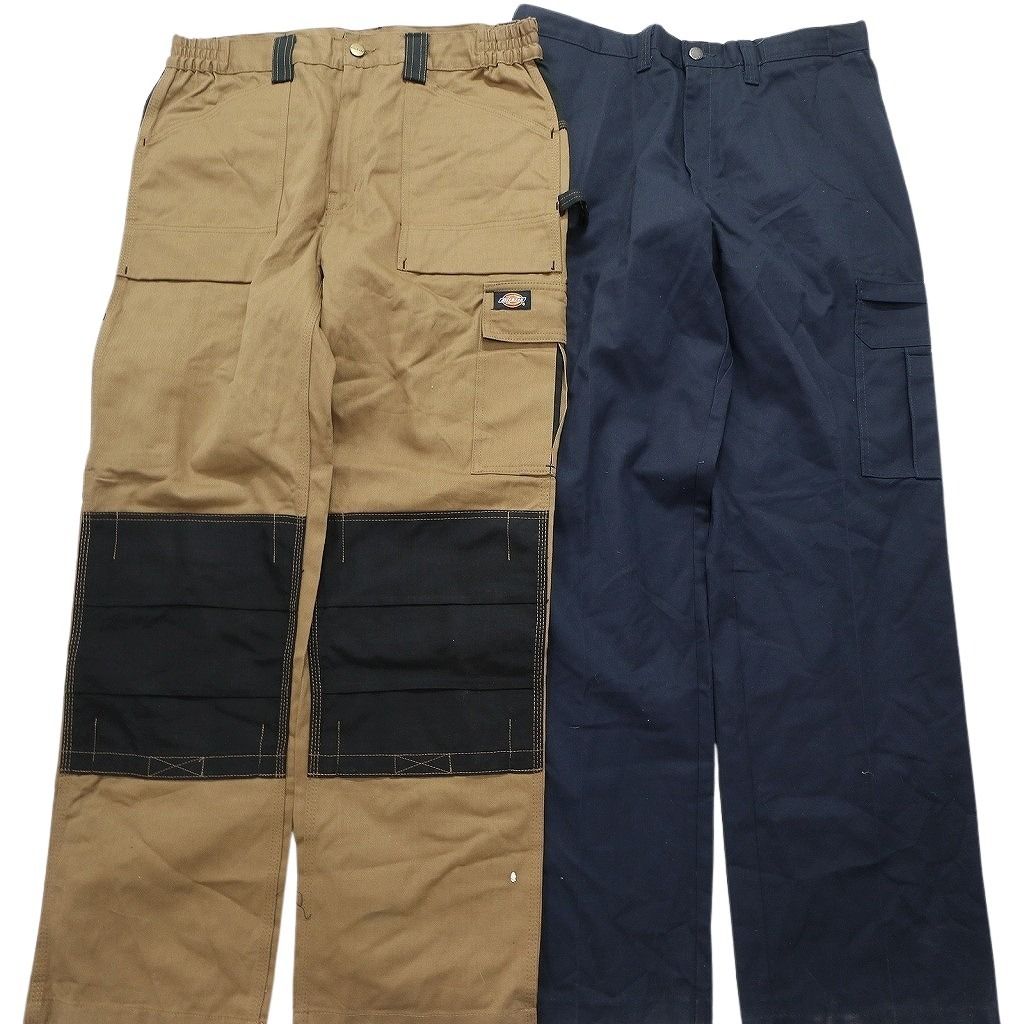  古着卸 ディッキーズ Dickies カーゴ パンツ セット メンズ 34 36 ダブルニー ワーク ワイド 古着 NC 5052 その他 メンズ