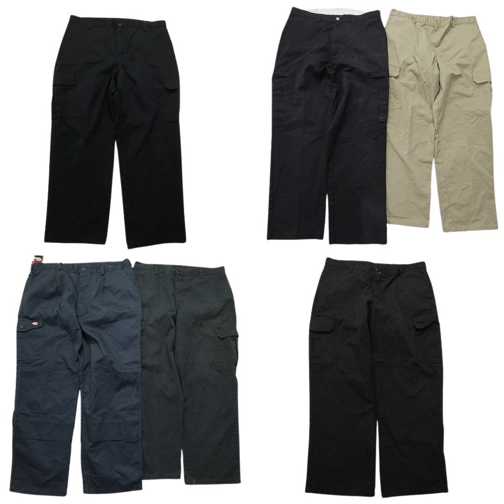 古着卸 ディッキーズ Dickies カーゴ パンツ 6枚セット メンズ 38 40 ワーク ワイド 古着 NC5051