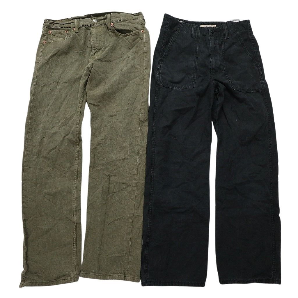 古着卸 リーバイス パンツ MIX セット メンズ 28 30 31 スキニー ストレート 黒パッチ 古着 NC 5043
