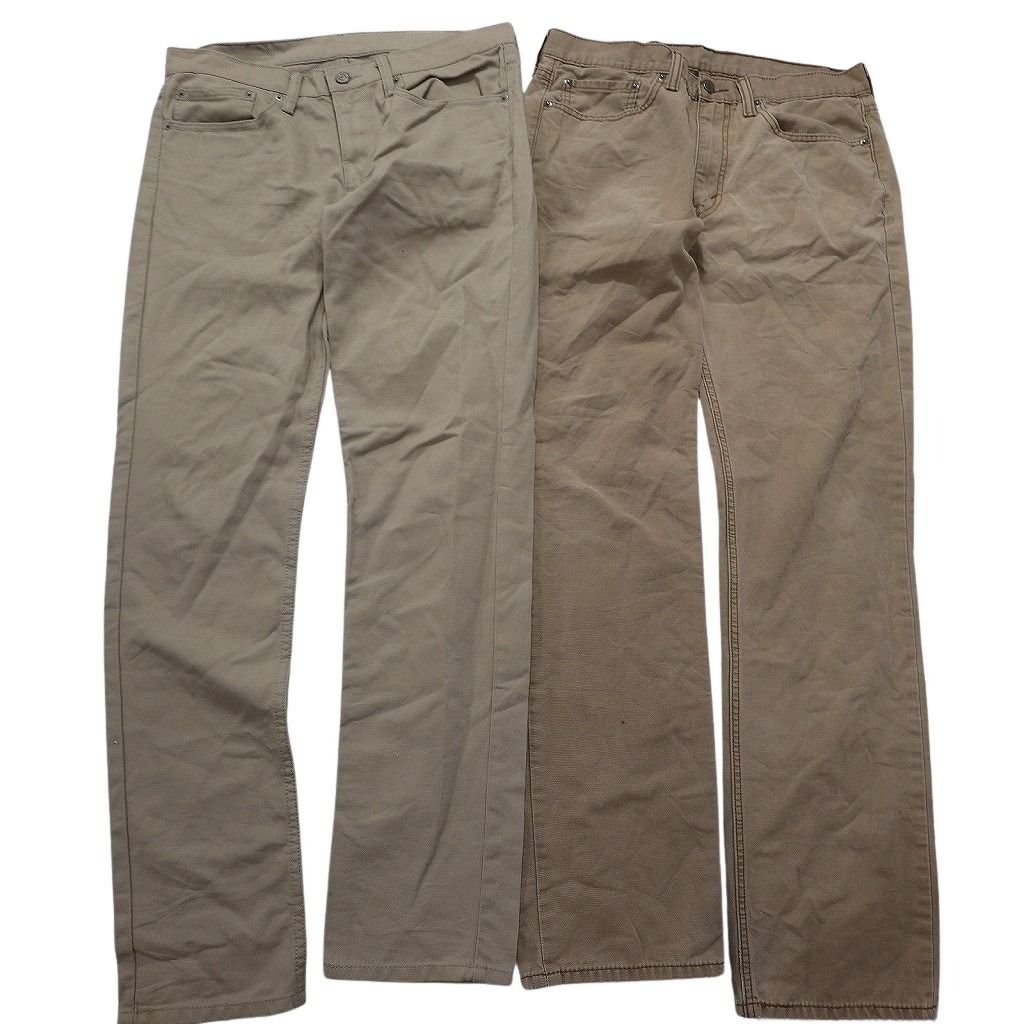 古着卸 リーバイス パンツ MIX セット メンズ 34 36 502 511 ベージュ グリーン 古着 NC 5041