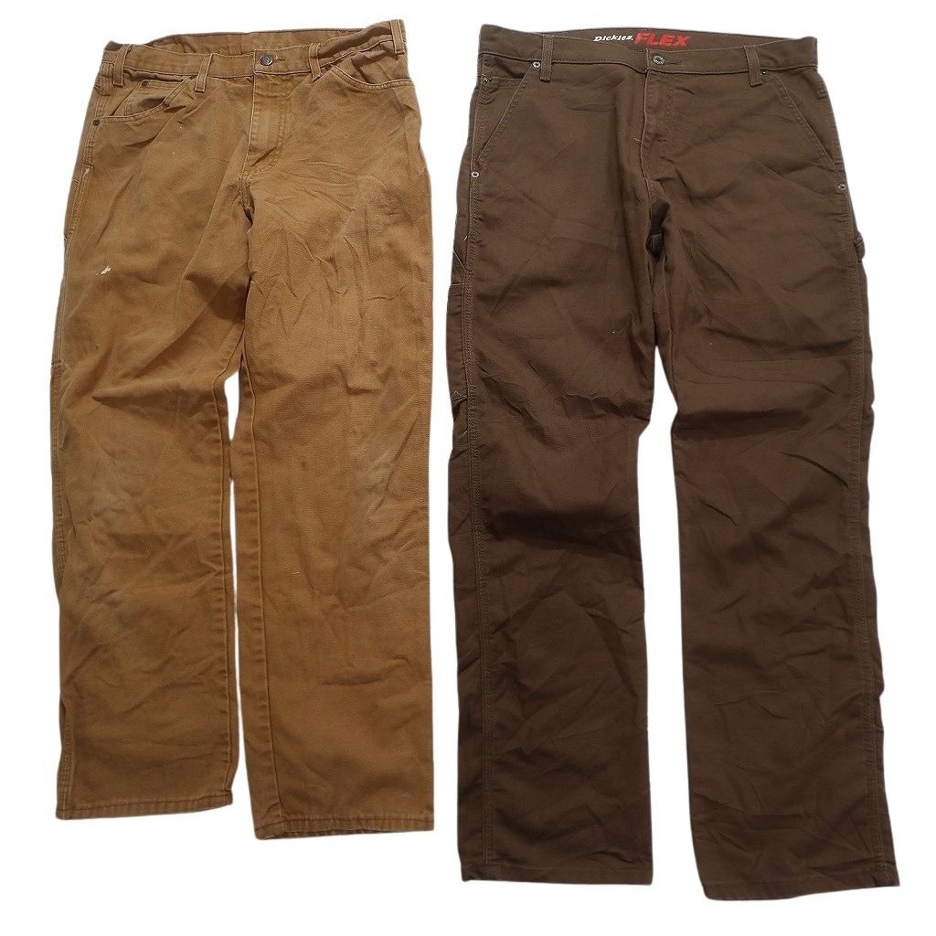 古着卸 ディッキーズ Dickies ダック ペインター パンツ 6枚セット メンズ 34 ワイド ワーク ストレート 古着 NC5078