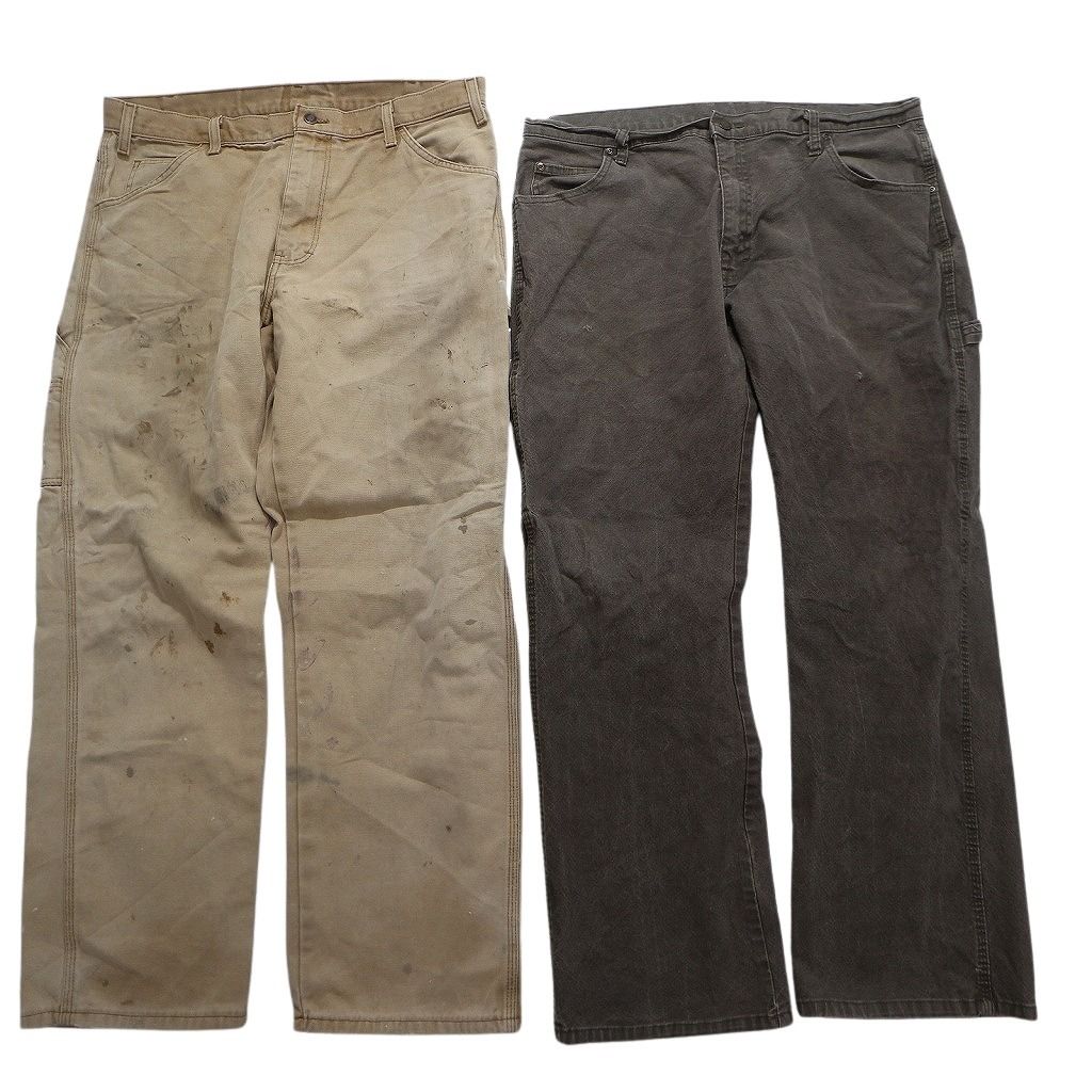  古着卸 ディッキーズ Dickies ダック ペインター パンツ セット メンズ 36 ワーク ペンキ ワイド 古着 NC 5076 その他 メンズ