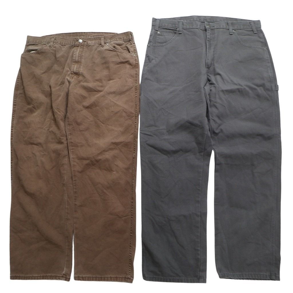  古着卸 ディッキーズ Dickies ダック ペインター パンツ セット メンズ 38 ワーク ワイド ブラック 古着 NC 5075 その他 メンズ