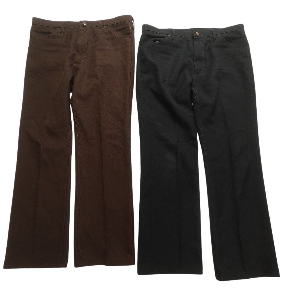  古着卸 Wrangler ラングラー ランチャー ポリ混 スラックス パンツ セット メンズ 38 フ カット 古着 NC 5068 その他 メンズ