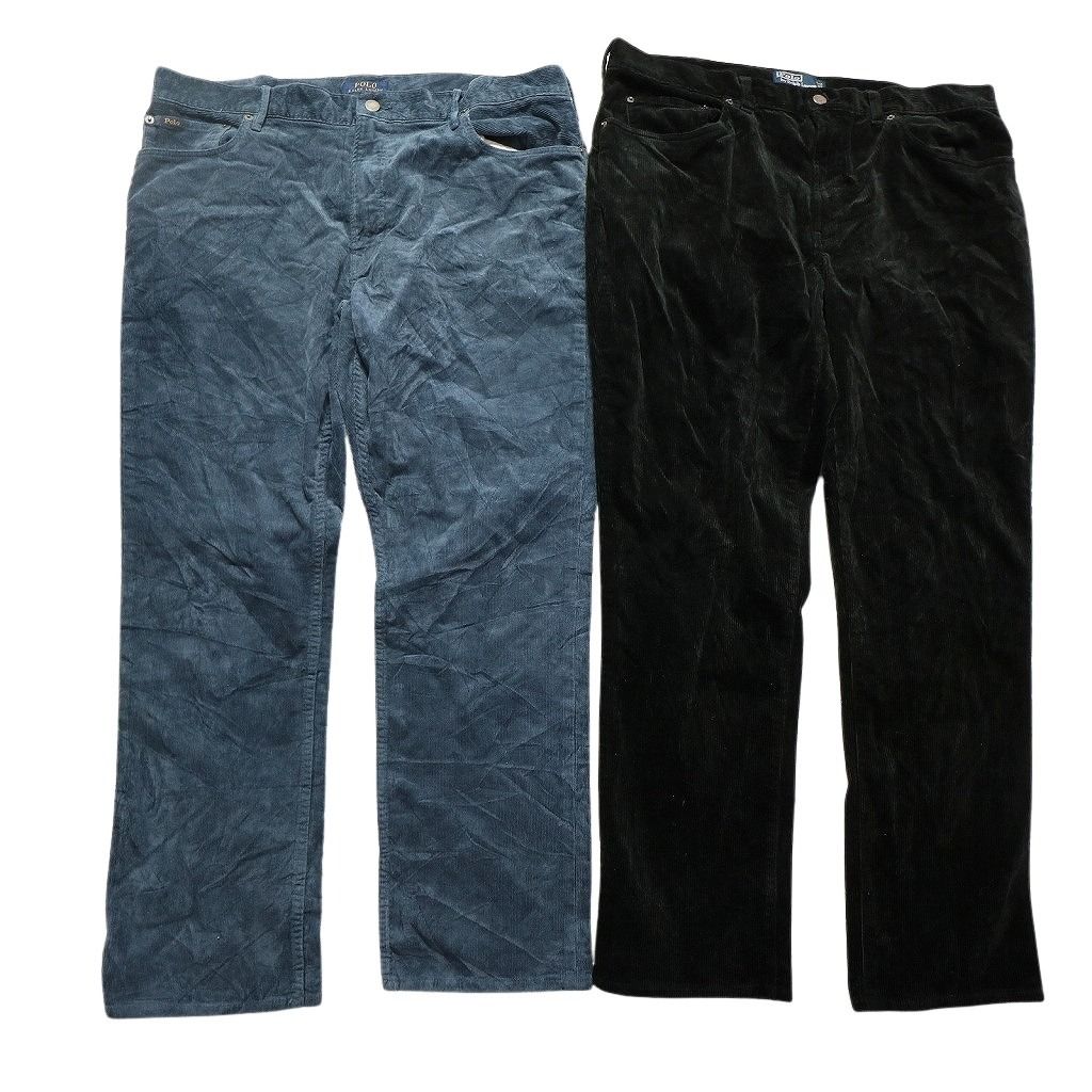  古着卸 ラルフローレン コーデュロイ パンツ セット メンズ 38 40 ストレート ワイド ベージュ 古着 NC 5100 その他 メンズ