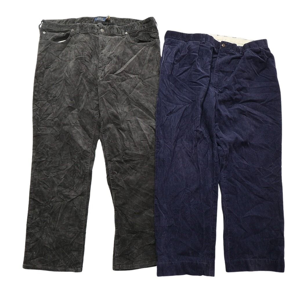  古着卸 ラルフローレン コーデュロイ パンツ セット メンズ 41 42 46 ワイド 90’s ブラック 古着 NC 5098 その他 メンズ