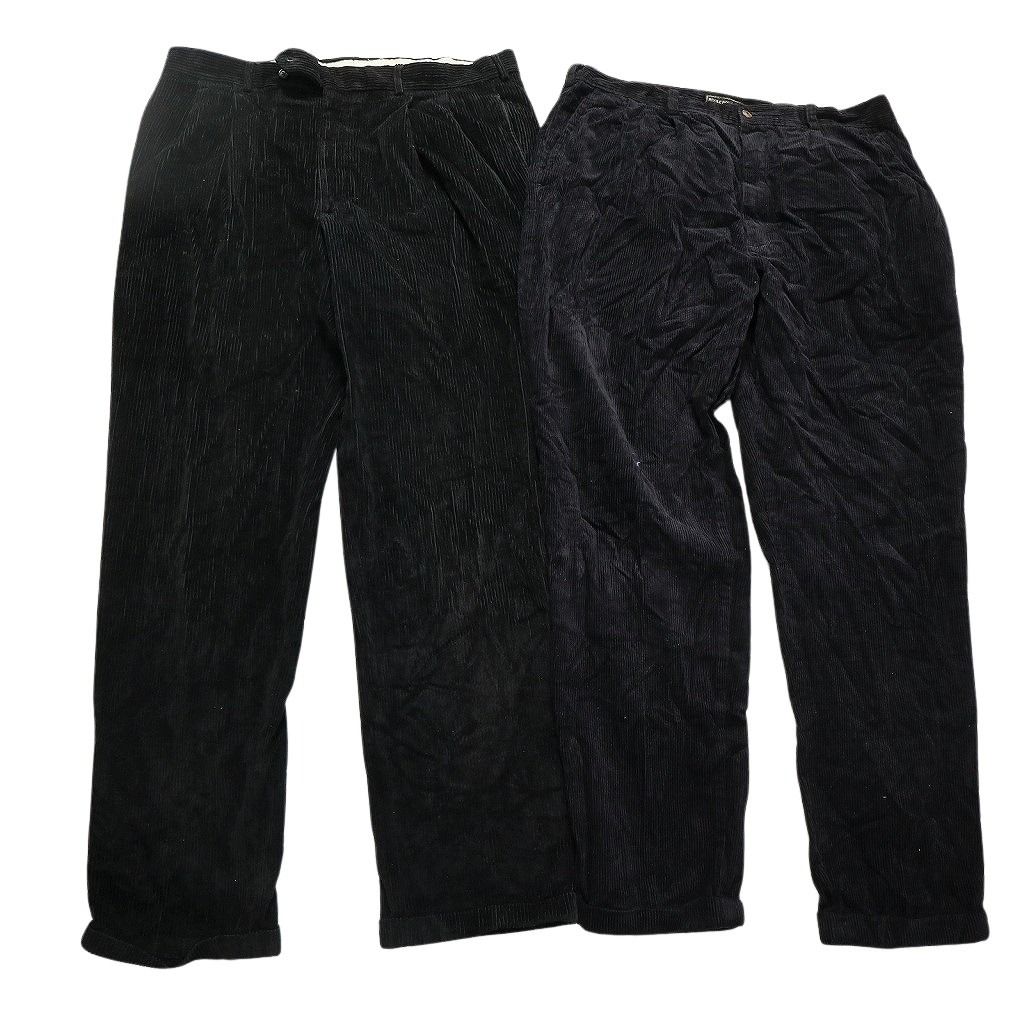 古着卸 コーデュロイ パンツ MIX セット メンズ 40 42 43 ストライプ サルエルパンツ ブラウン 古着 NC 5092