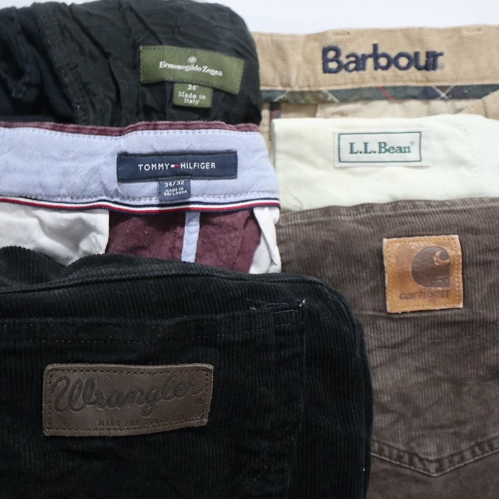  古着卸 ブランドMIX コーデュロイ パンツ セット メンズ 32 33 34 カーハート ラングラー バブアー 古着 NC 5083 その他 メンズ