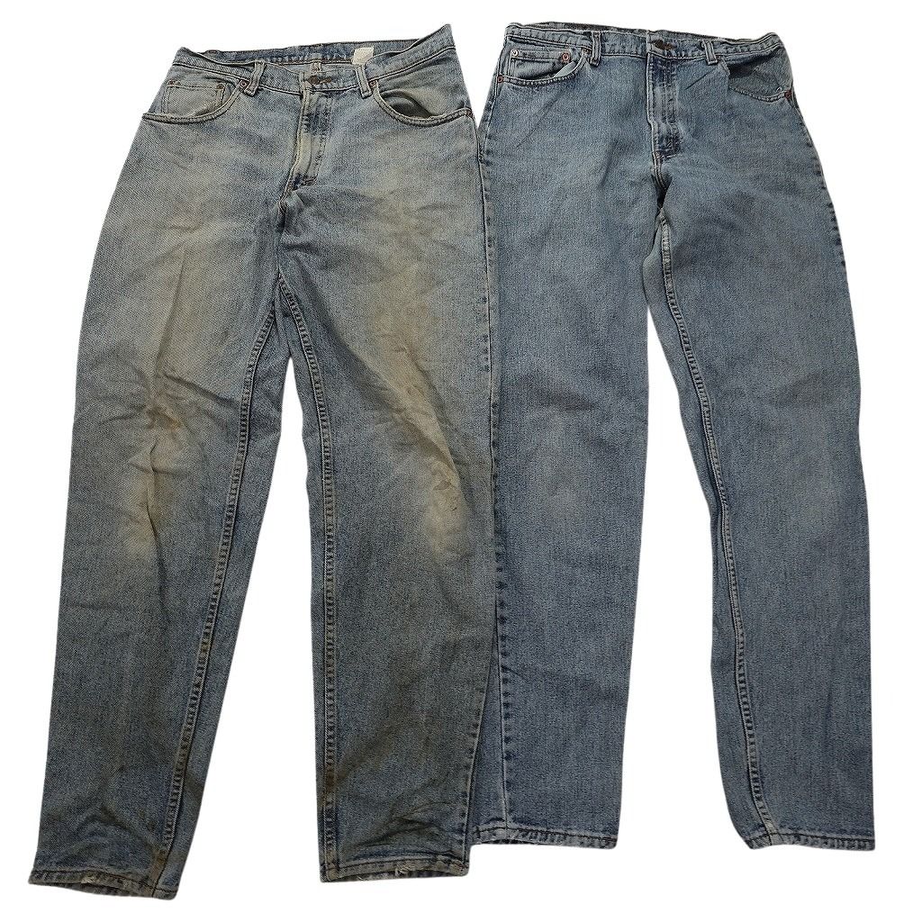 B品 古着卸 まとめ リーバイス デニム パンツ セット メンズ 36 34 33 32 テーパード 501 550 560 古着 NC 5120