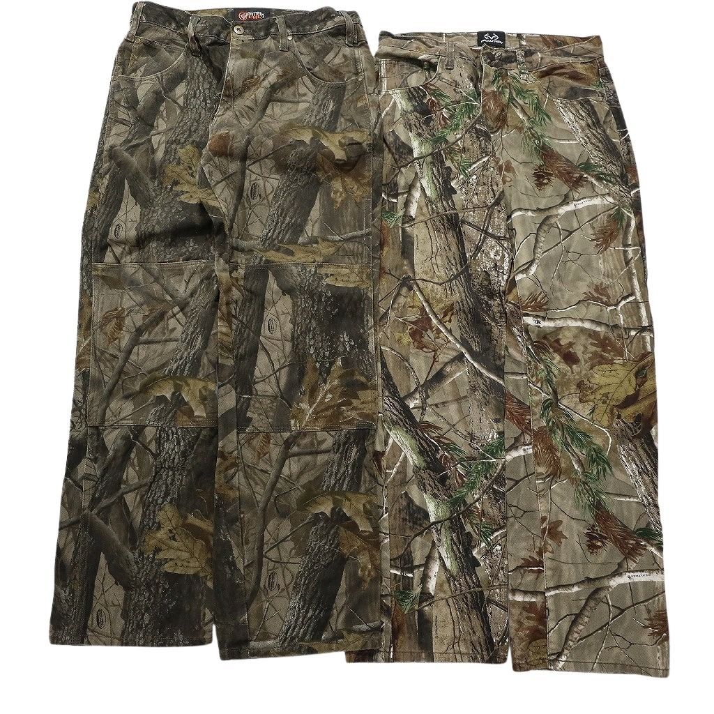 古着卸 リアルツリー パンツ MIX セット メンズ S 32 ラングラー カーゴ ダブルニー 古着 NC 5118