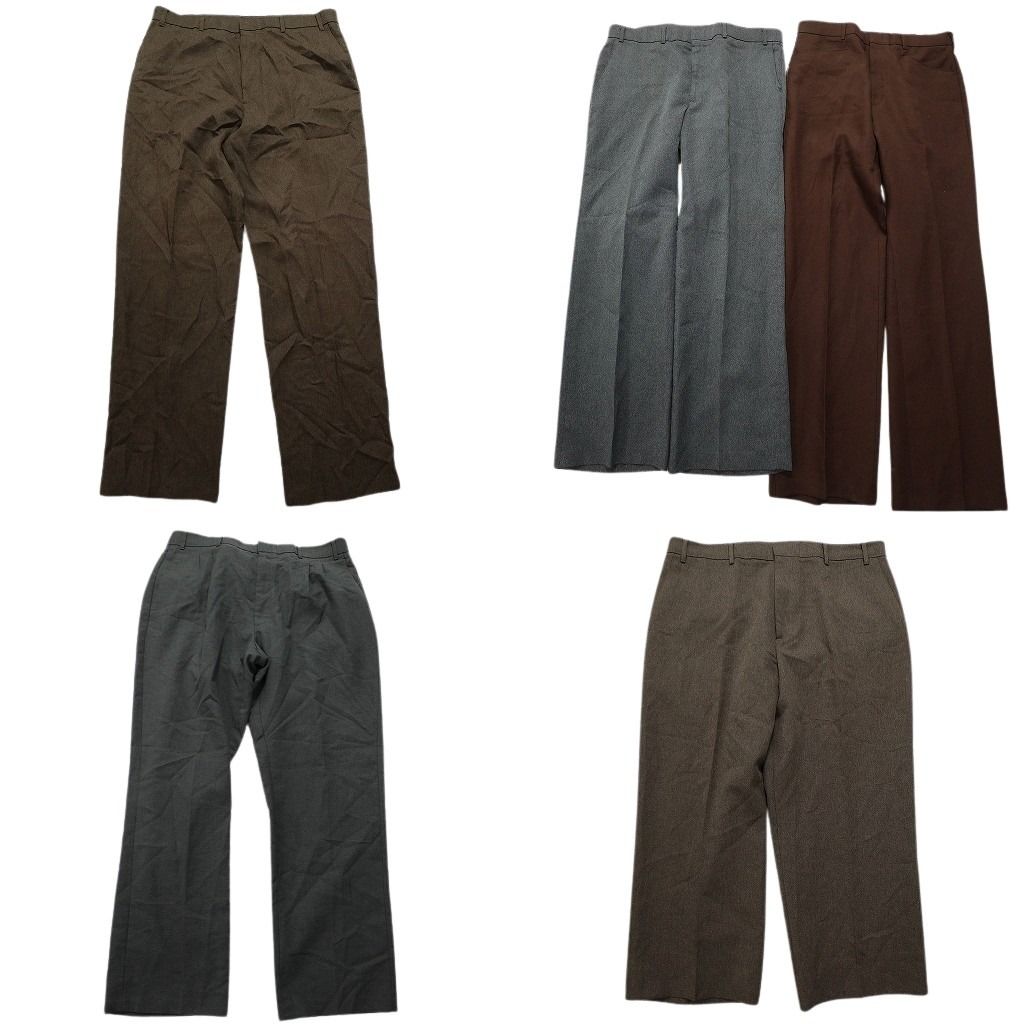 古着卸 リーバイス アクションスラックス パンツ 5枚セット メンズ 34 36 38 センタープレス ワイド 古着 NC5110