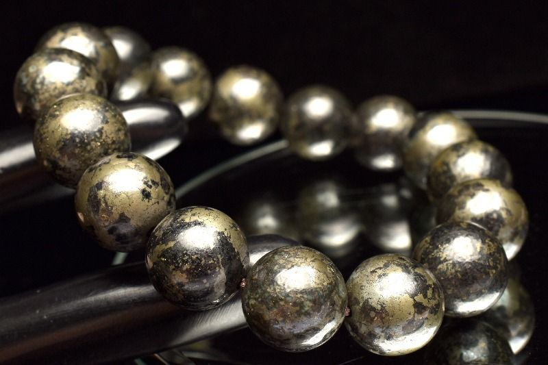 １点物 コロンビア産 ヒーラーズゴールド 12-12.5mm ブレスレット パワーストーン 天然石 _MC125 NEXPOTALLINN_EU