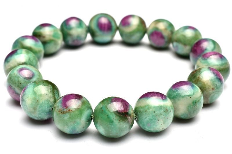 １点物 ナイジェリア産 ルビーインフックサイト 12mm ブレスレット パワーストーン 天然石 _MC130