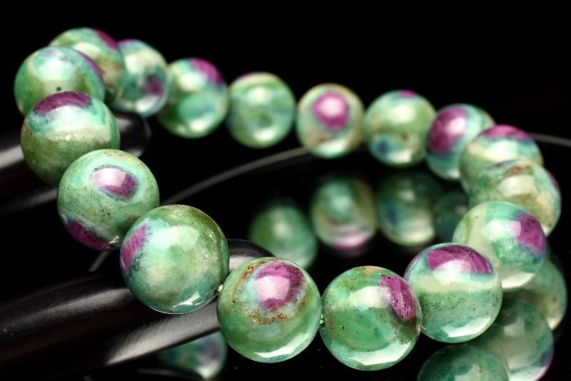 １点物 ナイジェリア産 ルビーインフックサイト 12mm ブレスレット パワーストーン 天然石 _MC130 NEXPOTALLINN_EU