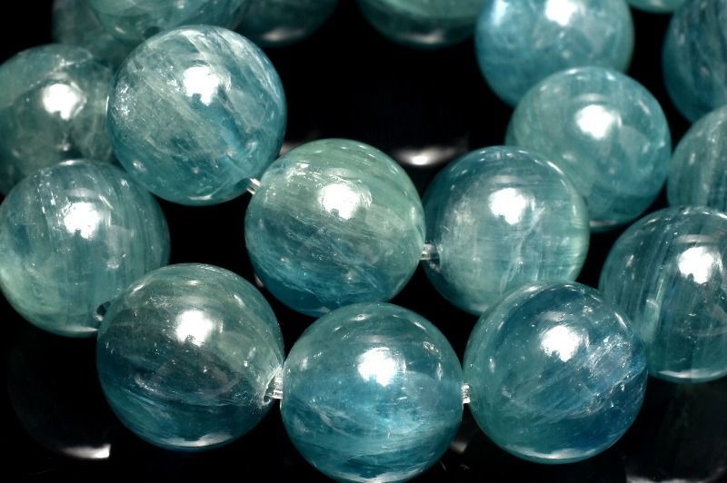 ブルーグリーンカイヤナイト 9.5mm