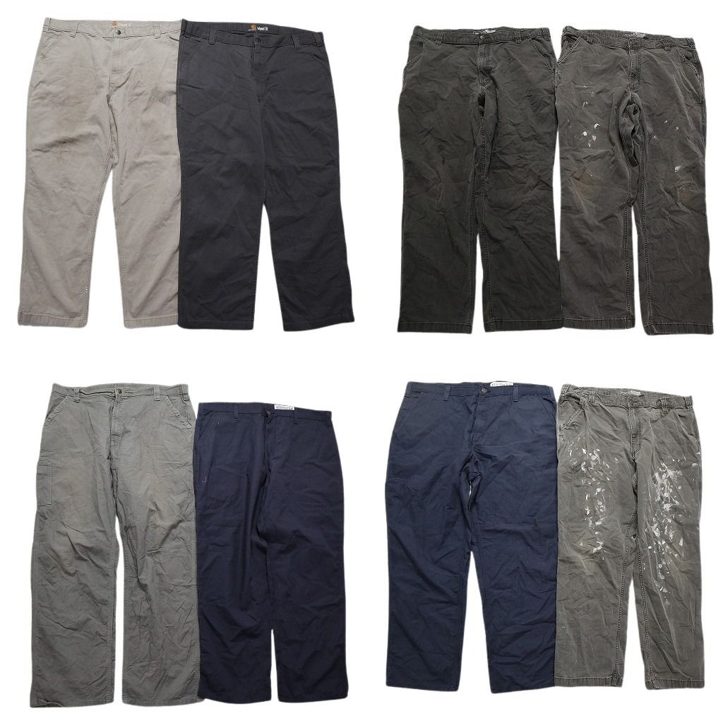 古着卸 カーハート Carhartt ダック ペインター パンツ セット メンズ 42 ペンキ ワーク ワイド 古着 NC 5131