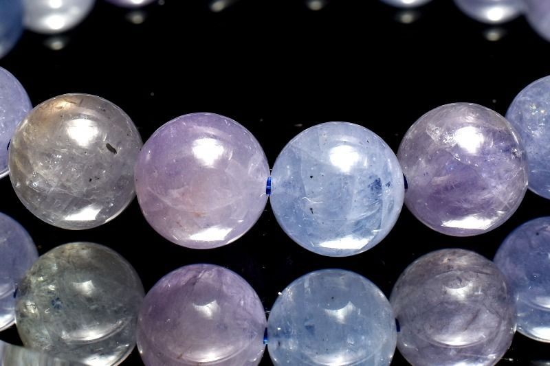 １点物 高品質 マルチ タンザナイト 9mm ブレスレット パワーストーン 天然石 _MC368