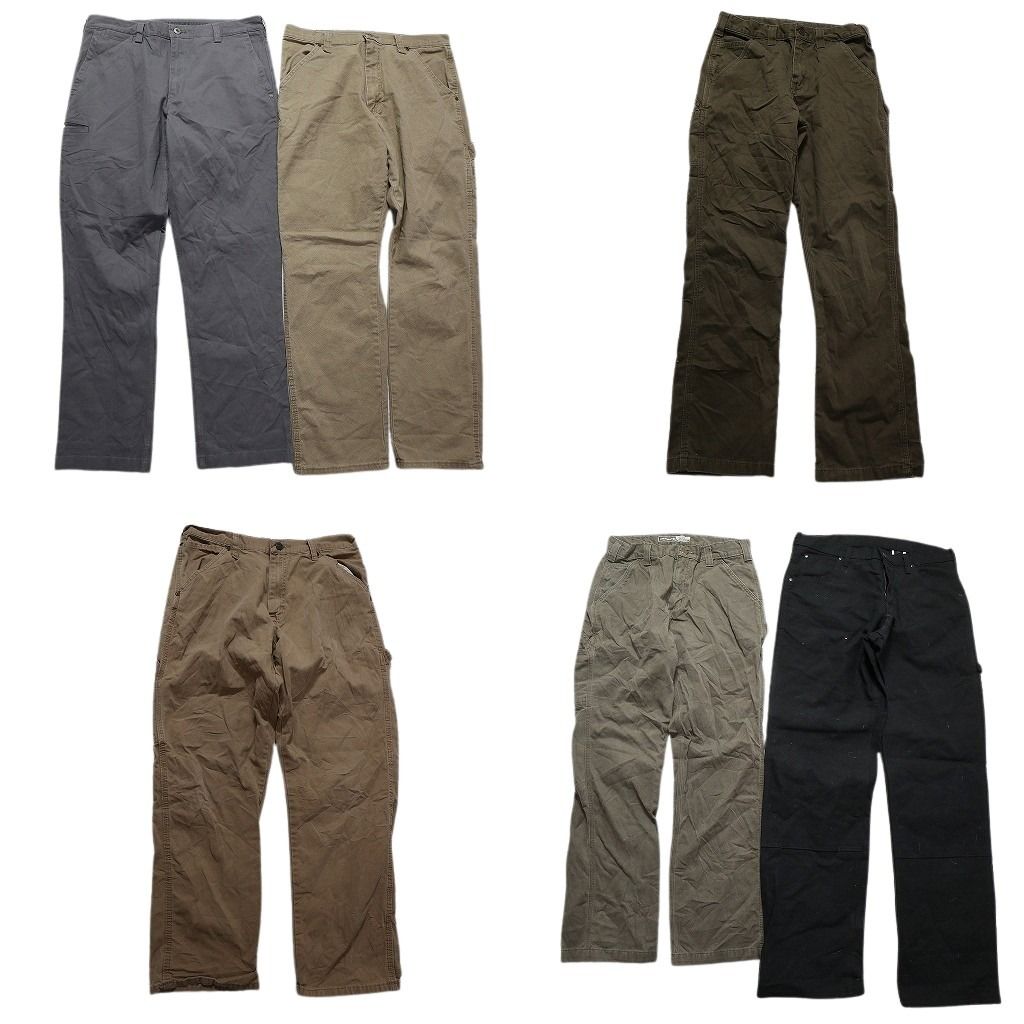 古着卸 ペインター パンツ MIX セット メンズ 30 32 34 ラングラー カーハート ブラック 古着 NC 5126