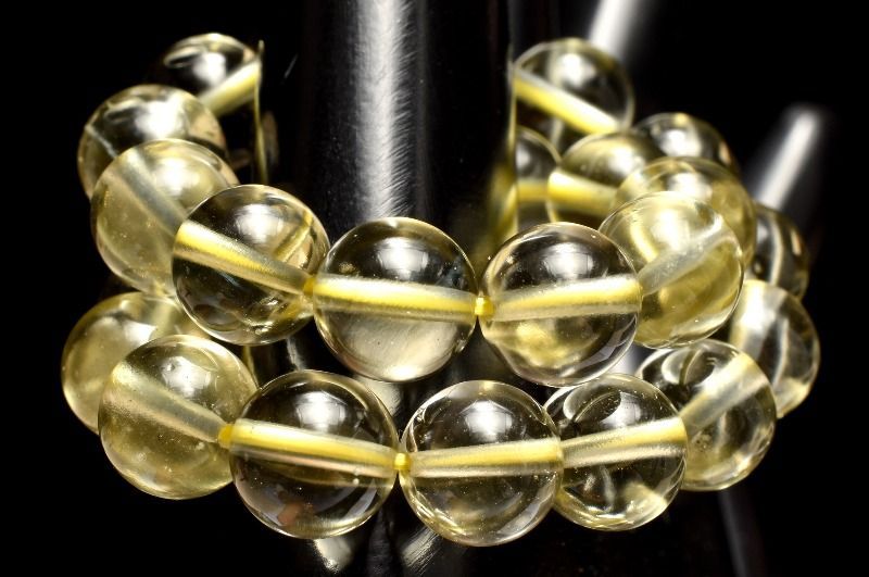 １点物 AAA透明 リビアの宝石 リビアングラス 7.5mm ブレスレット パワーストーン 天然石 _MC390 NEXPOTALLINN_EU