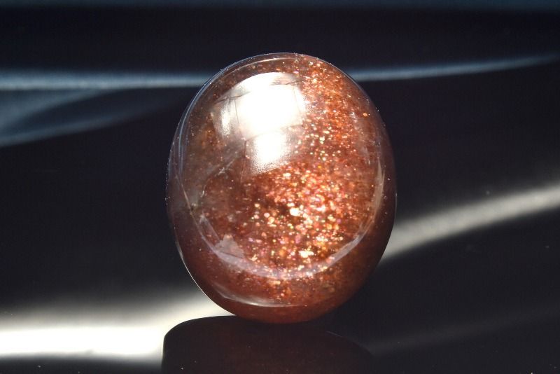 １点物 AAAA ブラッドショット アイオライトサンストーン 19x17mm オーバル ルース パワーストーン 天然石 _PC6735