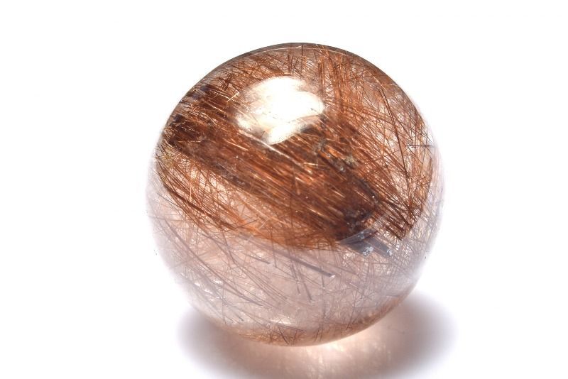 １点物 高品質 レッドブロンズルチルクォーツ 25mm 丸玉 台座付き スフィア パワーストーン 天然石 _CG6746 宅急便 NEXPOTALLINN_EU