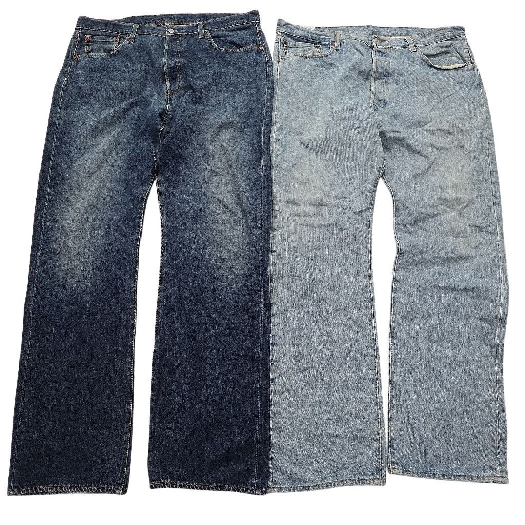  B品 古着卸 リーバイス 501 デニム パンツ セット メンズ 38 フェード ストレート ボタンフライ 古着 NC 5151 その他 メンズ