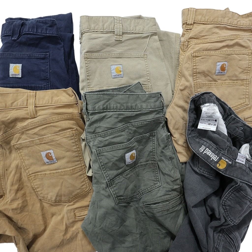  古着卸 カーハート Carhartt ダック ペインター パンツ セット メンズ 29 30 32 ワーク ワイド 古着 NC 5149 その他 メンズ