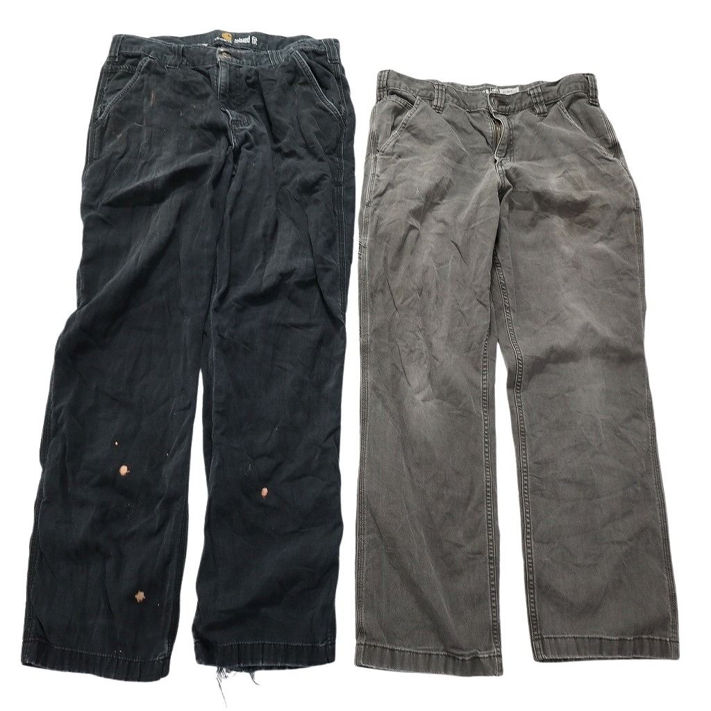 古着卸 カーハート Carhartt ダック ペインター パンツ セット メンズ 33 34 35 38 ワーク フェード 古着 NC 5147