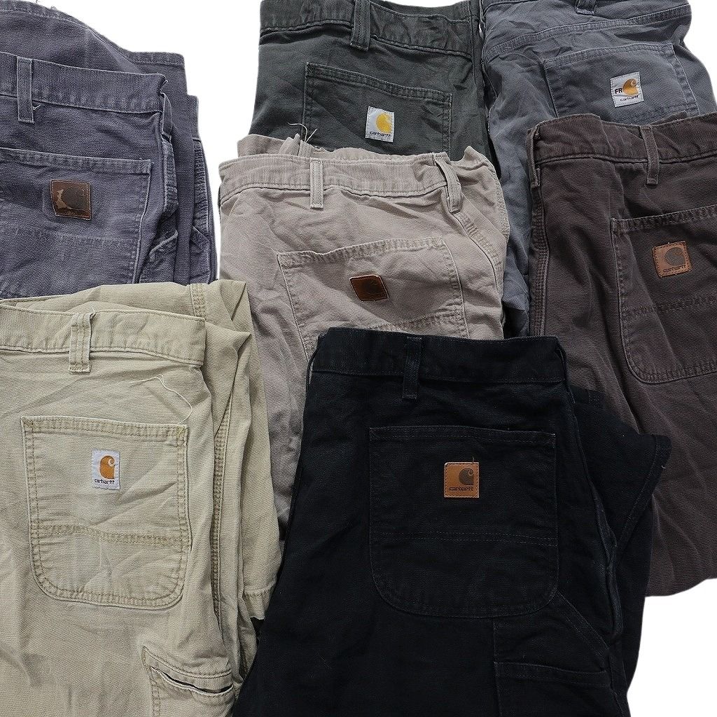  古着卸 カーハート Carhartt ダック ペインター パンツ セット メンズ 40 44 ワーク ブラック 古着 NC 5146 その他 メンズ