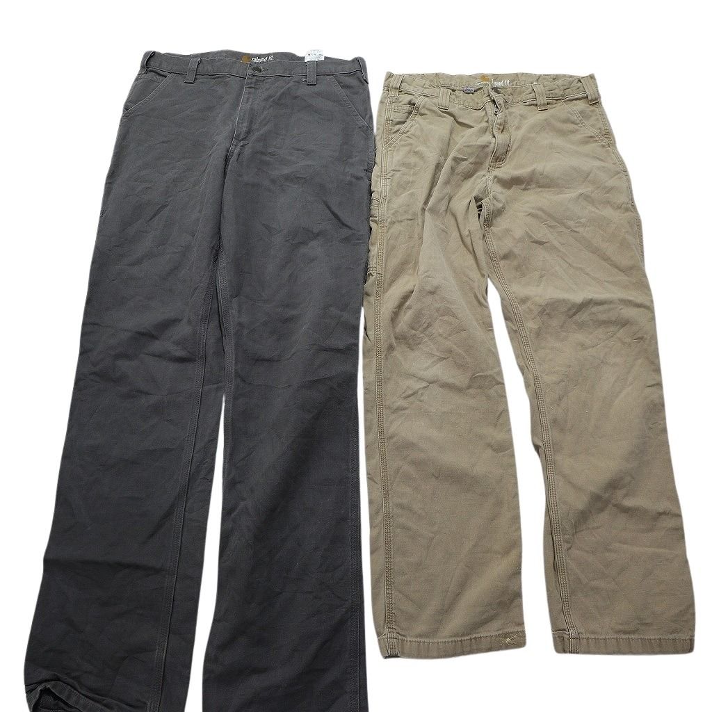 古着卸 カーハート Carhartt ダック ペインター パンツ セット メンズ 36 ワーク 裏地付き ワイド 古着 NC 5141
