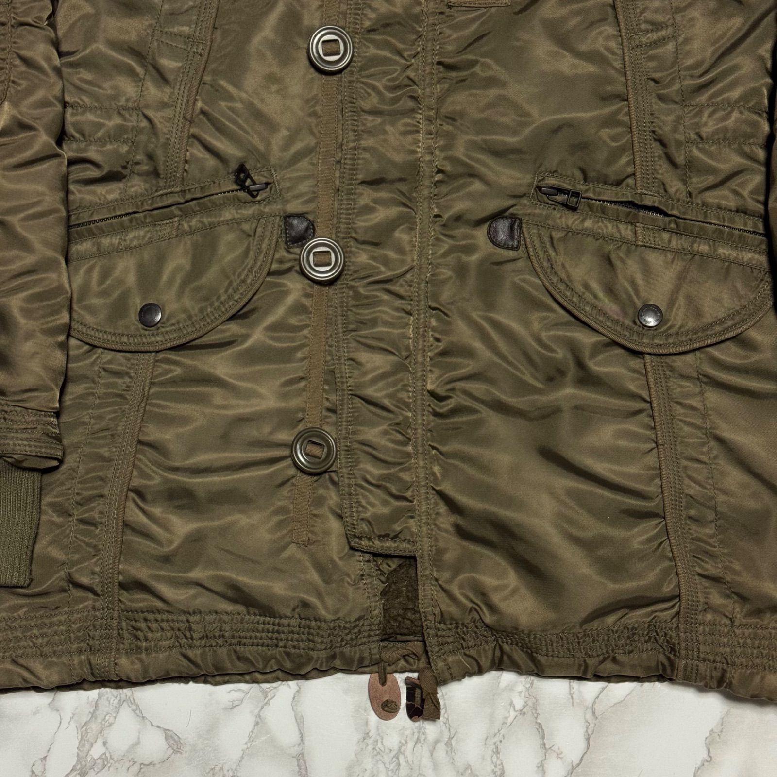 即日発送。 TETE HOMME テットオム N-3B フライトジャケット モッズコート ミリタリー ジャケット コート