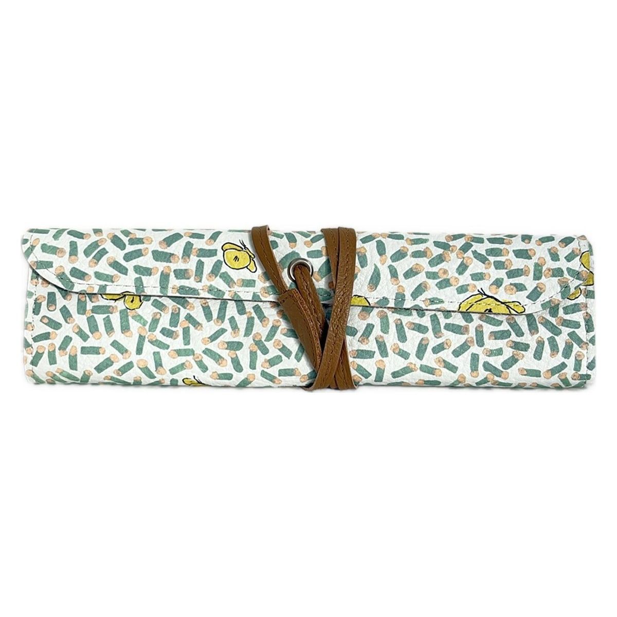 土屋鞄製造所 ツチヤカバンセイゾウショ 小物入れ - 白×イエロー×マルチ マルチケース バタフライ 蝶 レザー