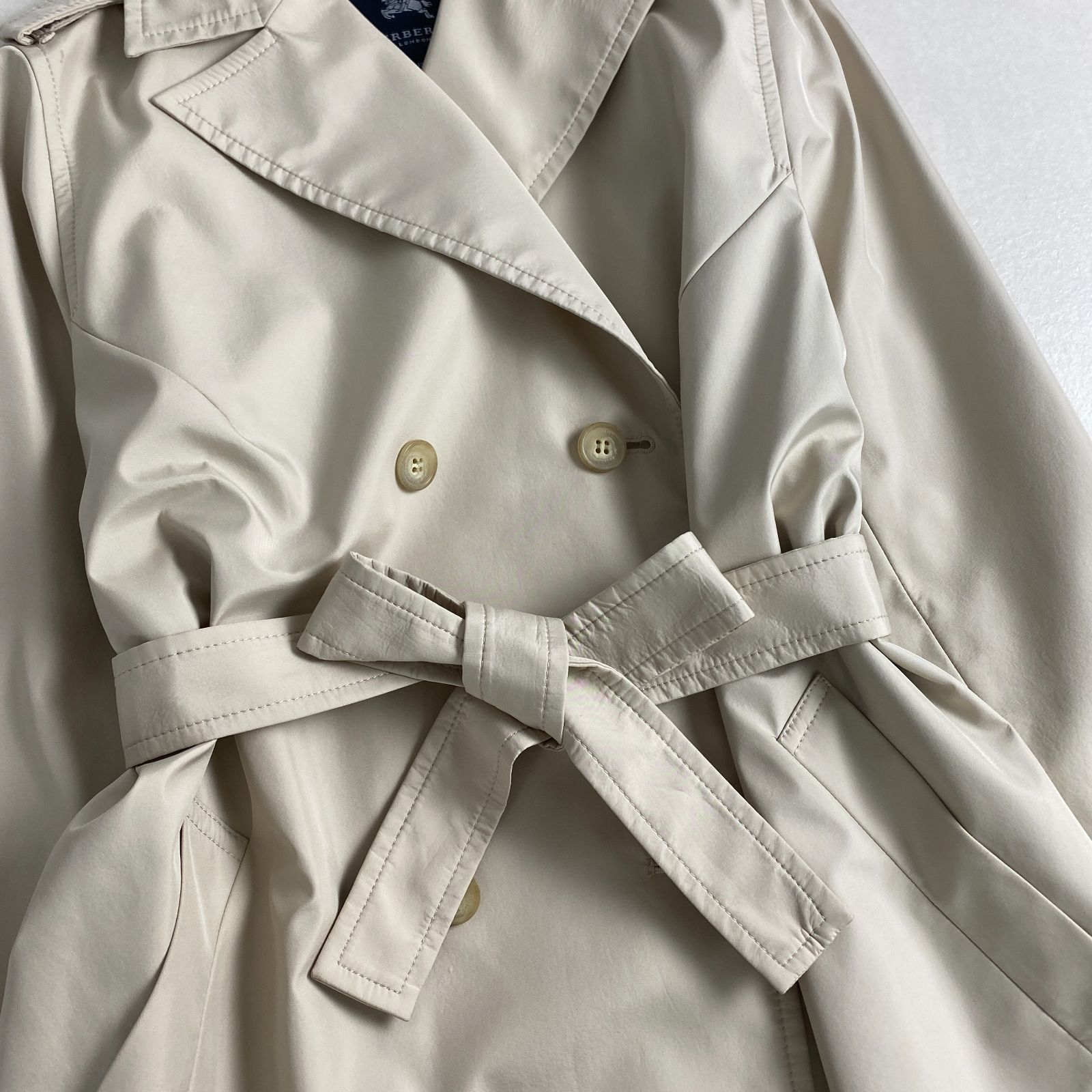 バーバリーロンドン トレンチコート ノバチェック ベルト 13 XL相当