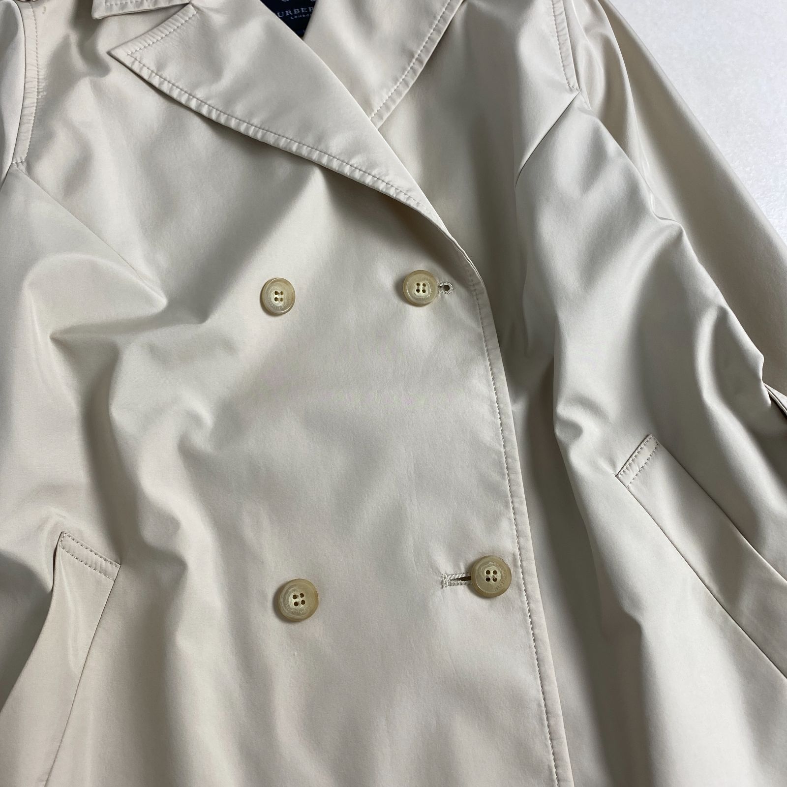 バーバリーロンドン トレンチコート ノバチェック ベルト 13 XL相当