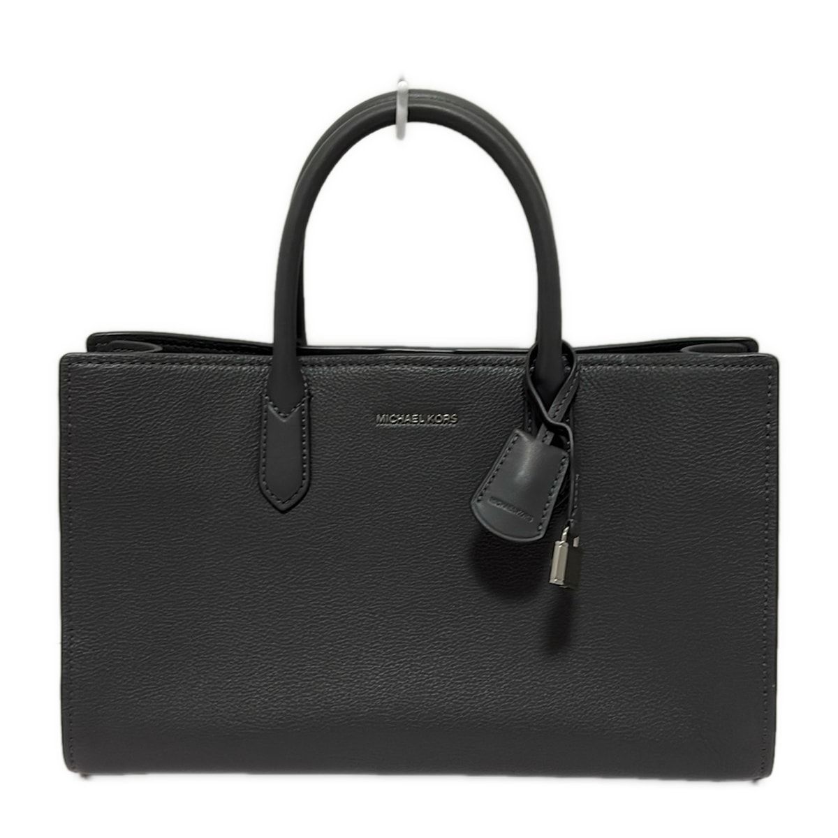 MICHAEL KORS マイケルコース ハンドバッグ - ダークグレー レザー