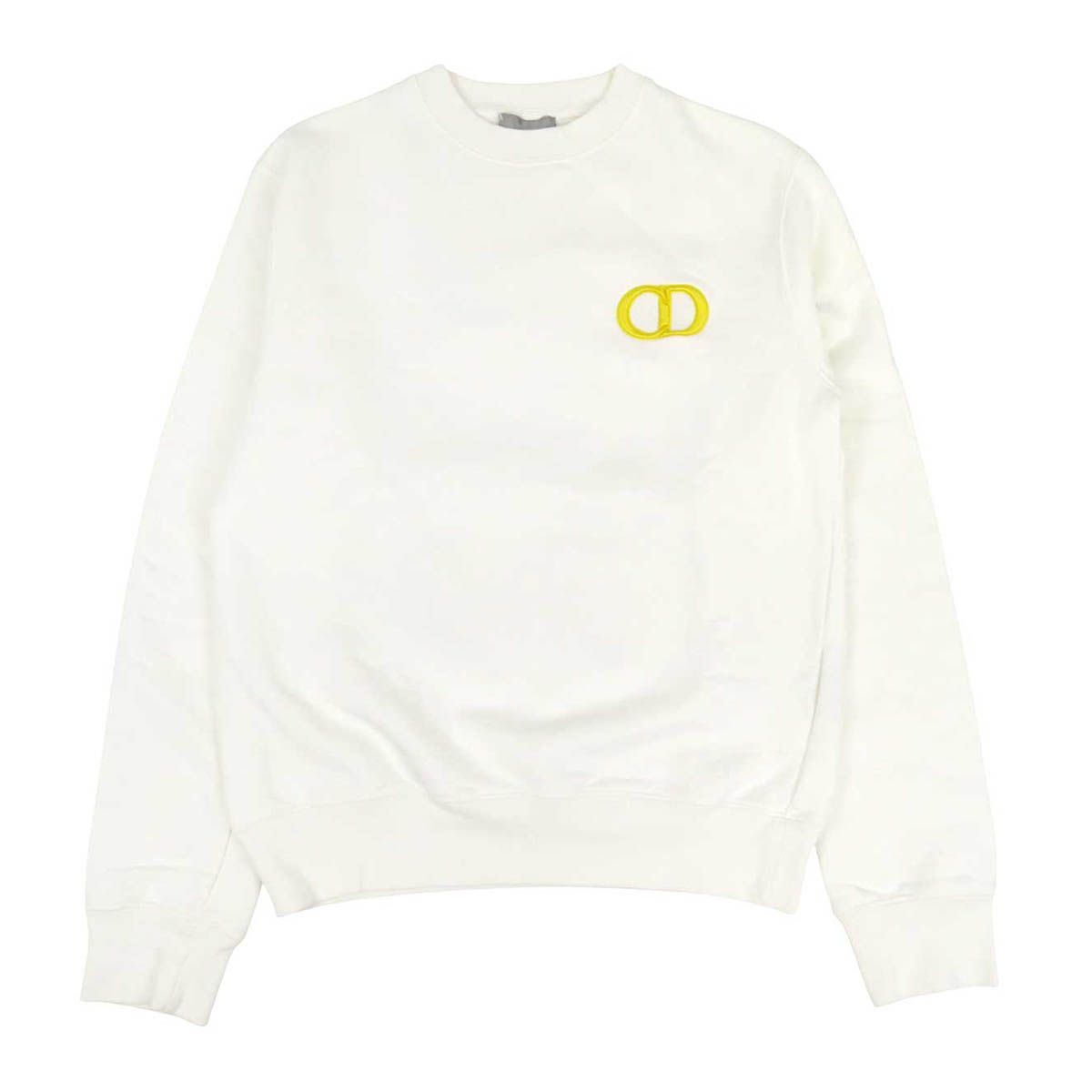 11519【美品・人気モデル】Dior☆刺繍CDロゴ定番カラー白スウェット 11519【美品・人気モデル】Dior☆刺繍CDロゴ定番カラー白スウェット
