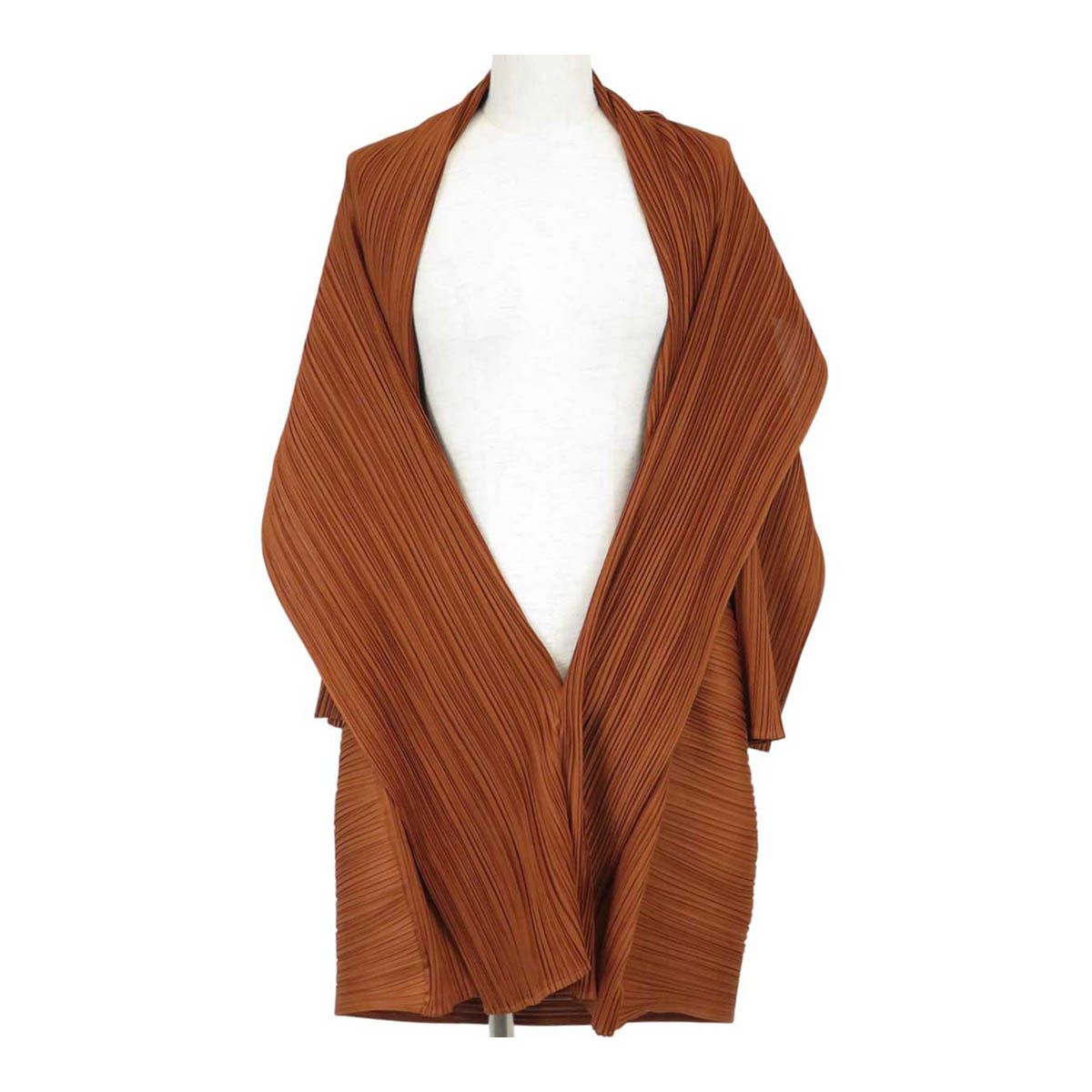 プリーツプリーズ カーディガン レディース ブラウン PLEATS PLEASE アパレル 小物