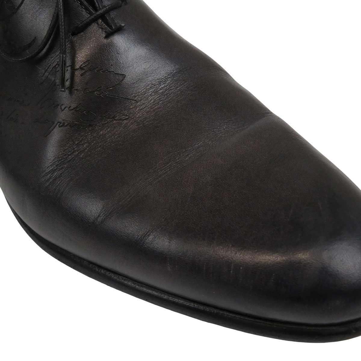 ベルルッティ アレッサンドロ ガレ レザー シューズ メンズ ブラック Berluti アパレル 小物