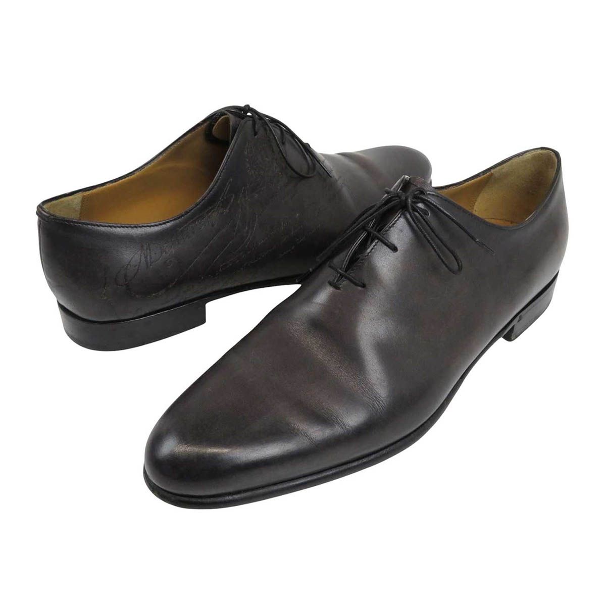 ベルルッティ アレッサンドロ ガレ レザー シューズ メンズ ブラック Berluti アパレル 小物