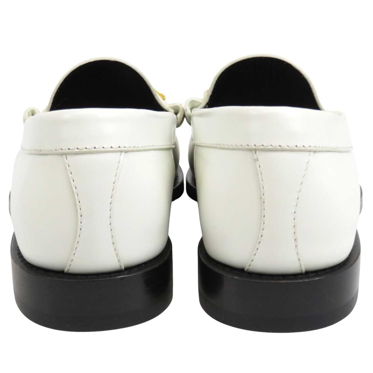 セリーヌ トリオンフ チェーン ローファー レディース ホワイト CELINE