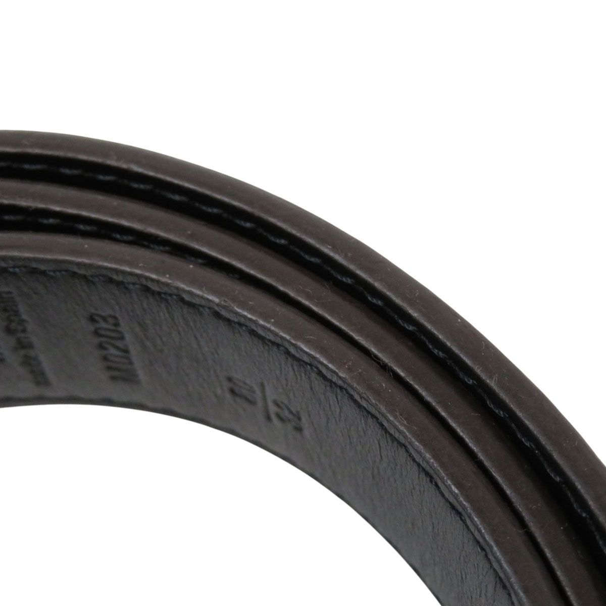  ルイヴィトン ドーフィーヌ 25 MM リバーシブル ベルト モノグラム 80 32 M 0203 レザー GP ユニセックス ベージュ ブラック LOUIS VUITTON アパレル 小物 ベルト 小物