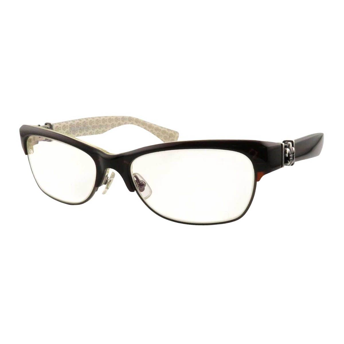 クロムハーツ LOVE GLOVE アイウェア ユニセックス ブラウン系 CHROME HEARTS アパレル 小物