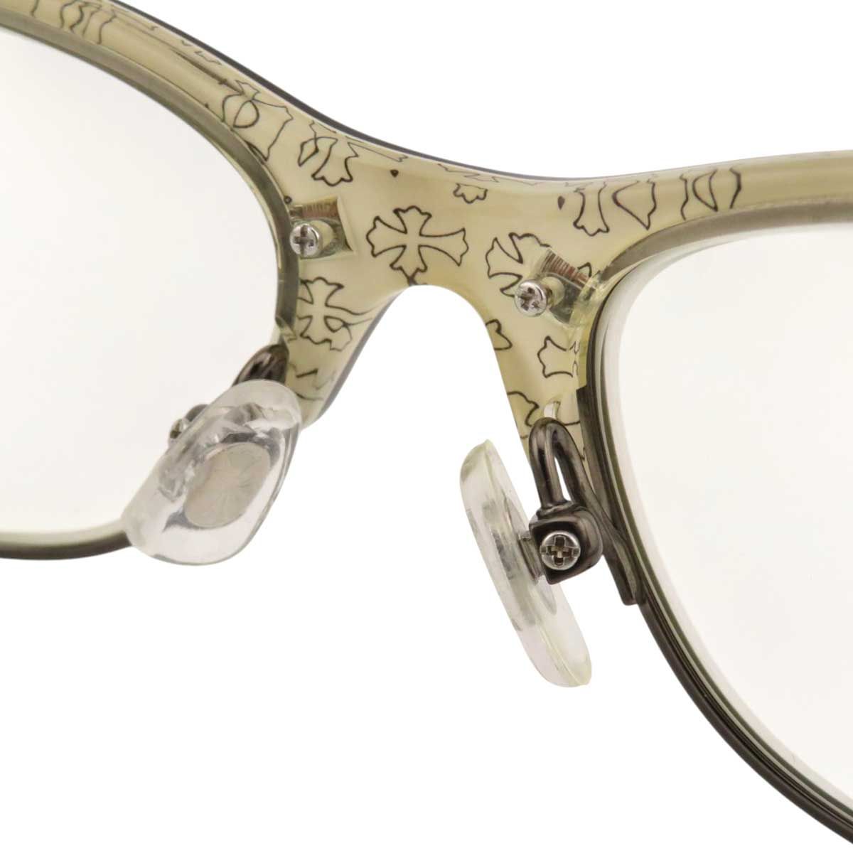 クロムハーツ LOVE GLOVE アイウェア ユニセックス ブラウン系 CHROME HEARTS アパレル 小物