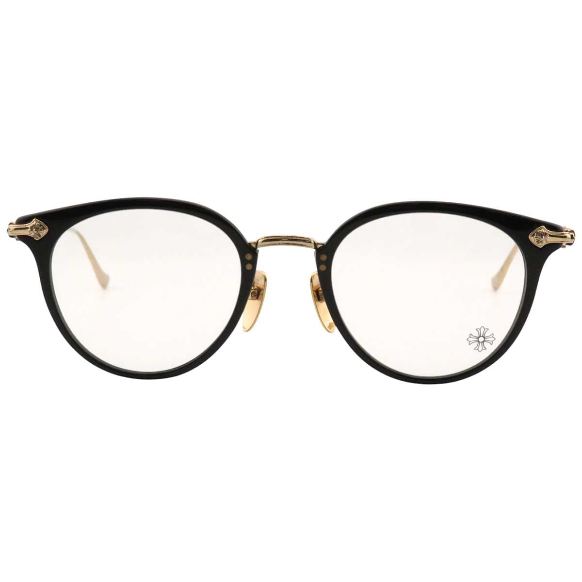 クロムハーツ SHAGASS アイウェア ユニセックス ブラック ゴールド CHROME HEARTS アパレル 小物