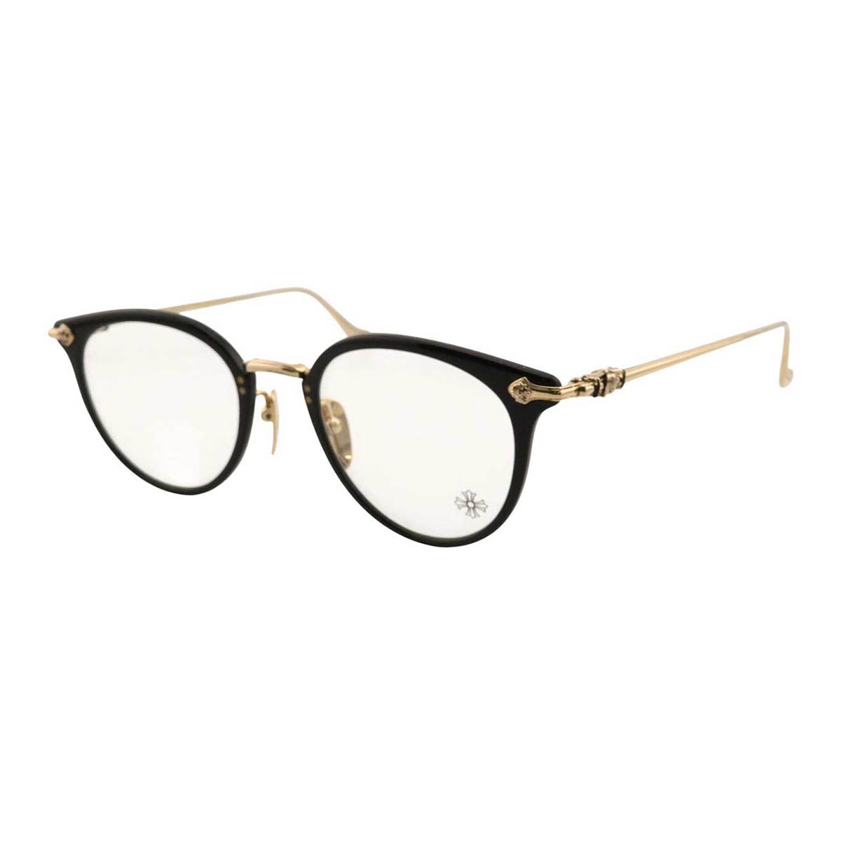クロムハーツ SHAGASS アイウェア ユニセックス ブラック ゴールド CHROME HEARTS アパレル 小物