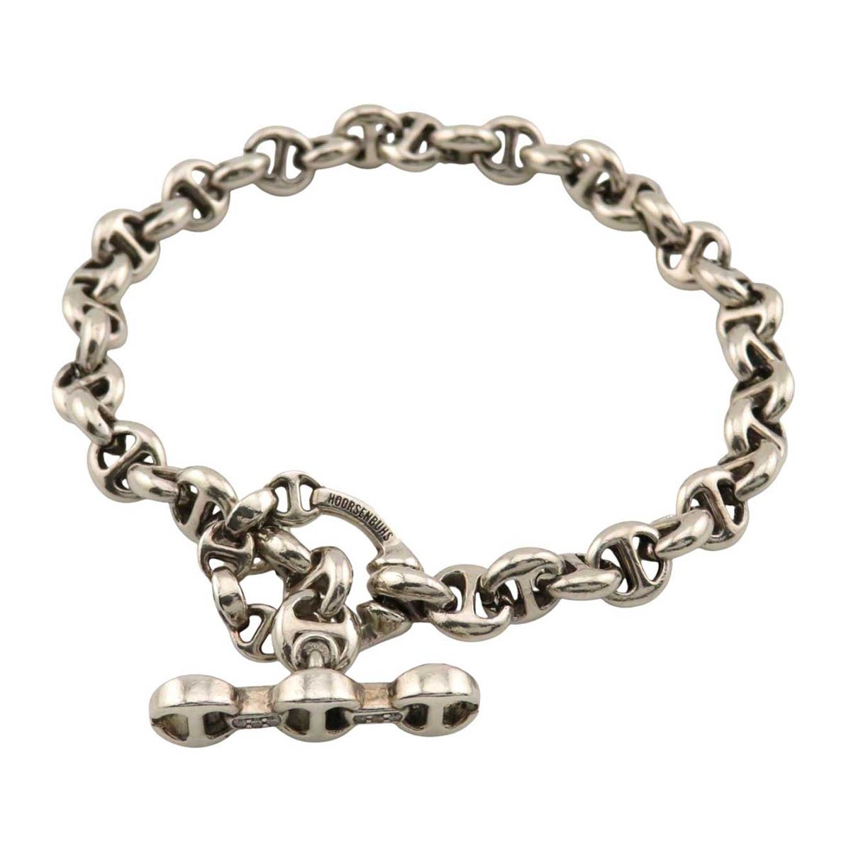 ホーセンブース 5MM OPEN-LINK BRACELET オープンリンク ブレスレット SV925 6Pダイヤモンド ユニセックス HOORSENBUHS アパレル 小物